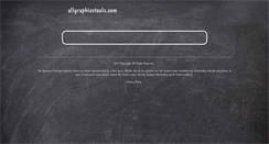 Desktop Screenshot of allgraphicstools.com
